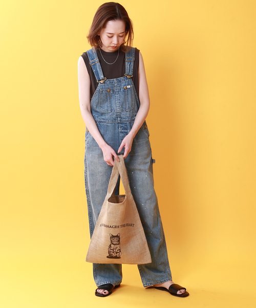 SLOBE IENA（スローブイエナ）の「SLOBE IENA ジュートプリントエコトートバッグ（トートバッグ・レディース・ブラウン/ブラウン系その他/ブラウン系その他2/ブラウン系その他3/ブラウン系その他4・FREE）」の7枚目の写真