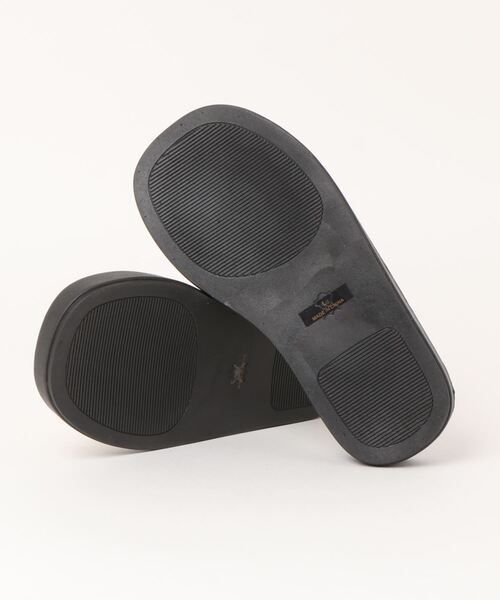 Noubel Voug Relax（ヌーベルヴォーグリラックス）の「厚底スライドサンダル（サンダル・レディース・ブラック/アイボリー・LL/3L/S/M/L）」の3枚目の写真