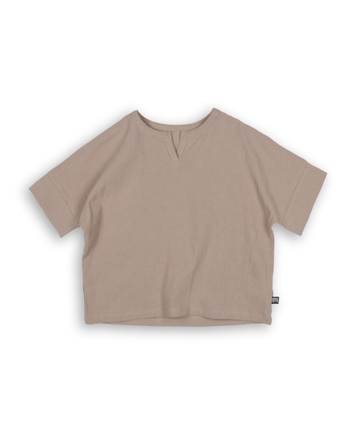 PUPPAPUPO(プッパプーポ)の「スキッパー Tシャツ(Tシャツ/カットソー・キッズ・グレイッシュベージュ/テラコッタ/ブラック・80/90/100/110/140/130/120)」の7枚目の写真