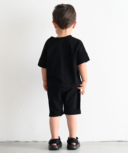 PUPPAPUPO(プッパプーポ)の「スキッパー Tシャツ(Tシャツ/カットソー・キッズ・グレイッシュベージュ/テラコッタ/ブラック・80/90/100/110/140/130/120)」の13枚目の写真