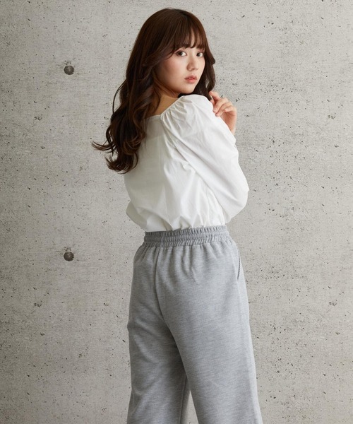 L.H.P（エルエイチピー）の「courage/クラージュ/ボリュームスリーブギャザープルオーバー（その他トップス・レディース・ホワイト/グレー・FREE）」の21枚目の写真