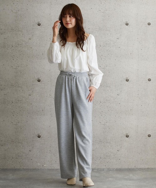 L.H.P（エルエイチピー）の「courage/クラージュ/ボリュームスリーブギャザープルオーバー（その他トップス・レディース・ホワイト/グレー・FREE）」の19枚目の写真