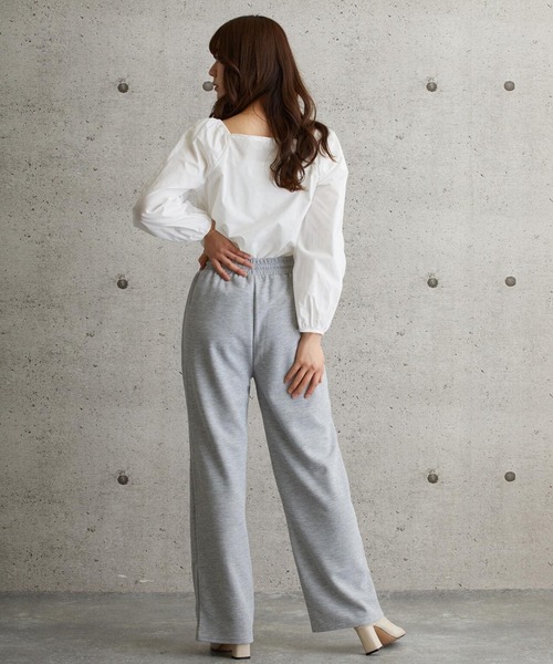 L.H.P（エルエイチピー）の「courage/クラージュ/ボリュームスリーブギャザープルオーバー（その他トップス・レディース・ホワイト/グレー・FREE）」の15枚目の写真