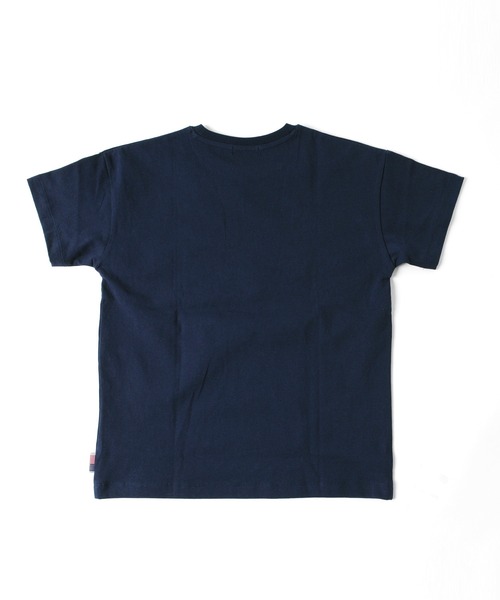 GLAZOS(グラソス)の「天竺・USAコットンドロップショルダーカレッジロゴ半袖Tシャツ(Tシャツ/カットソー・キッズ・ブラウン/オフホワイト/ネイビー・170cm/150cm/140cm/130cm/160cm)」の17枚目の写真