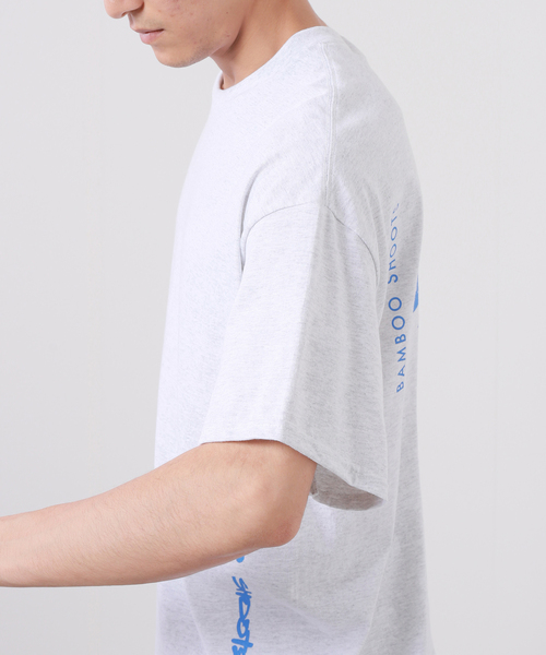BAMBOO SHOOTS(バンブーシュート)の「【BAMBOO SHOOTS/バンブーシュート】B/F/B / 焚火プリント Tシャツ(Tシャツ/カットソー・メンズ・ライトグレー・MEDIUM/LARGE/X-LARGE)」の8枚目の写真