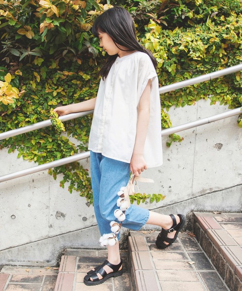 BRANSHES（ブランシェス）の「【India】シンプルシャツ（シャツ/ブラウス・キッズ・オフホワイト・130/100/150/120/110/140）」の4枚目の写真