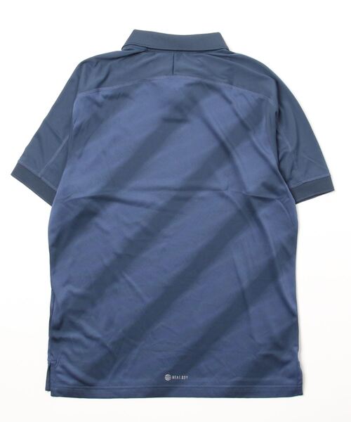 adidas(アディダス)の「HEAT.RDY グラデーションプリント 半袖ポロシャツ【adidas Golf/アディダスゴルフ】(ポロシャツ・メンズ・ネイビー/グリーン・SMALL/XX-LARGE/X-LARGE/LARGE/MEDIUM)」の11枚目の写真