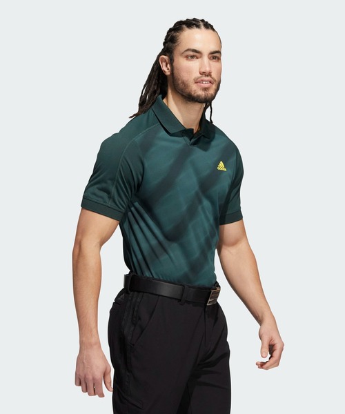 adidas(アディダス)の「HEAT.RDY グラデーションプリント 半袖ポロシャツ【adidas Golf/アディダスゴルフ】(ポロシャツ・メンズ・ネイビー/グリーン・SMALL/XX-LARGE/X-LARGE/LARGE/MEDIUM)」の17枚目の写真