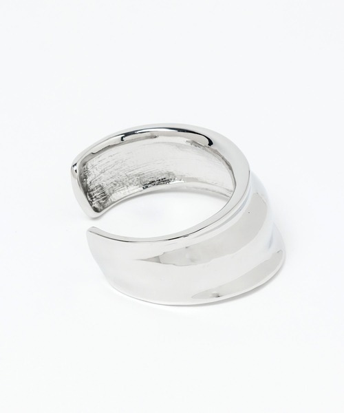 Andemiu（アンデミュウ）の「メタルワイドバングル347866（バングル/リストバンド・レディース・シルバー・FREE）」の6枚目の写真