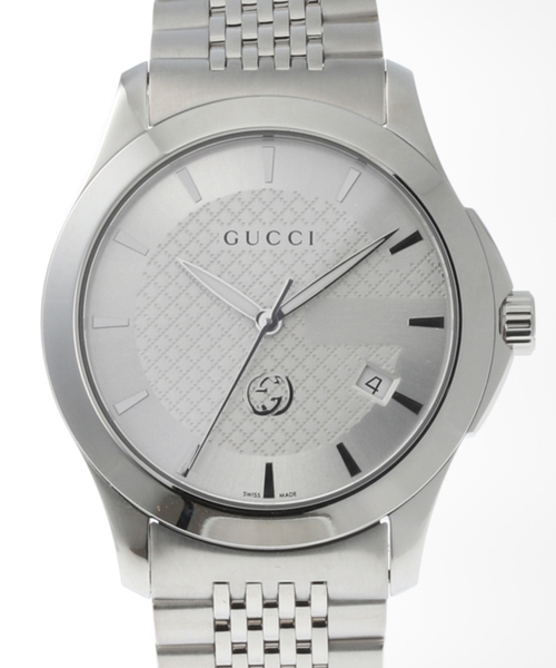HIROB（ヒロブ）の「【GUCCI / グッチ】YA1264174【 ウォッチ 】（アナログ腕時計・レディース・シルバー・FREE）」の2枚目の写真