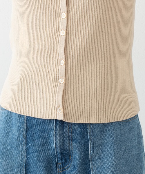 Kastane（カスタネ）の「肩スリットあきタンク（タンクトップ・レディース・イエロー/アイボリー/ピンク/ブラック・FREE）」の17枚目の写真