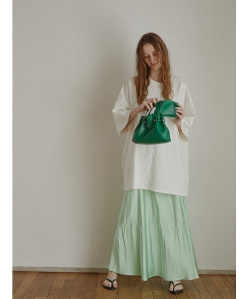 AMAIL(アマイル)の「Nudy maxi dress(ワンピース・レディース・アイボリー/ブラック・FREE)」の8枚目の写真