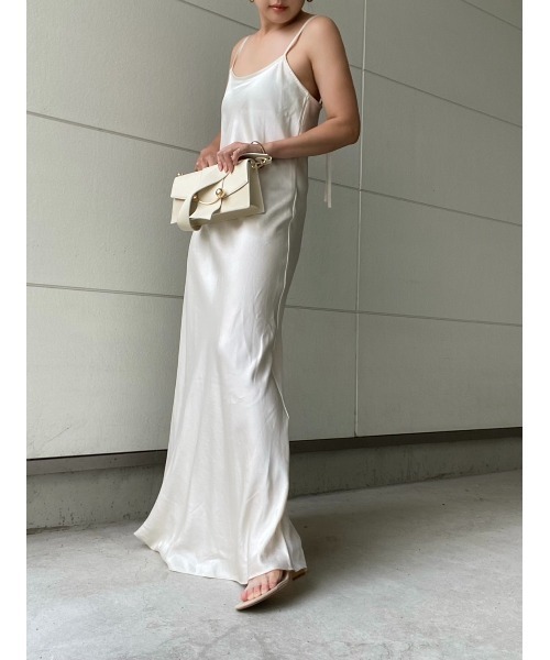 AMAIL(アマイル)の「Nudy maxi dress(ワンピース・レディース・アイボリー/ブラック・FREE)」の16枚目の写真