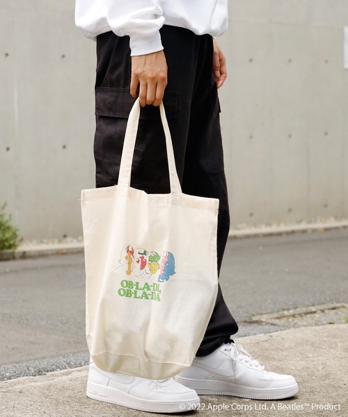 The Beatles（ザビートルズ）の「ROOPTOKYO別注:THE BEATLES/ザ ビートルズ OB~LA~DI, OB~LA~DA トートバッグ（トートバッグ・レディース・ベージュ系その他・FREE）」の5枚目の写真