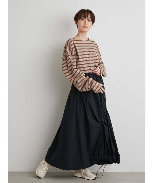 emmi（エミ）の「【emmi atelier】アシンメトリーギャザー