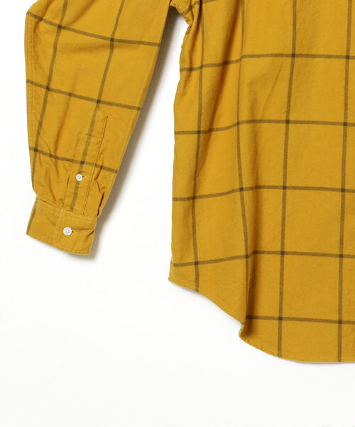 BEAMS（ビームス）の「BEAMS / チェックプリント フランネル イージーフィットシャツ（シャツ/ブラウス・メンズ・マスタード/グリーン・XL/L/S/M）」の8枚目の写真