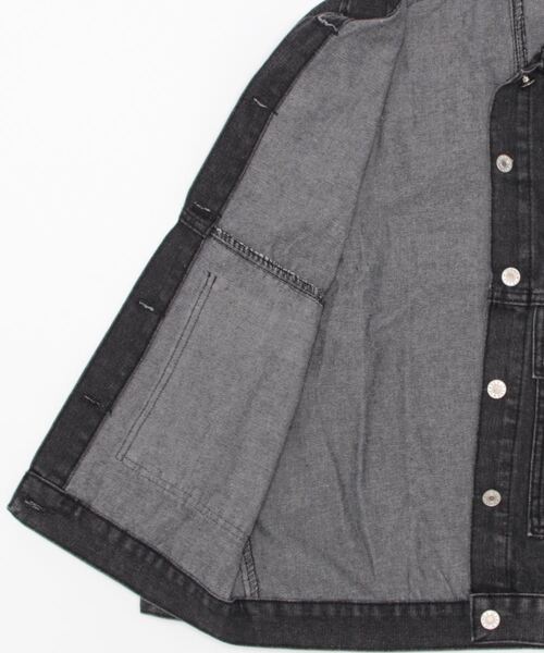 LOPASS(ロパス)の「オールシーズンデニムジャケット(デニムジャケット・レディース・ブルー/ブラック・XL/M/L/S)」の3枚目の写真