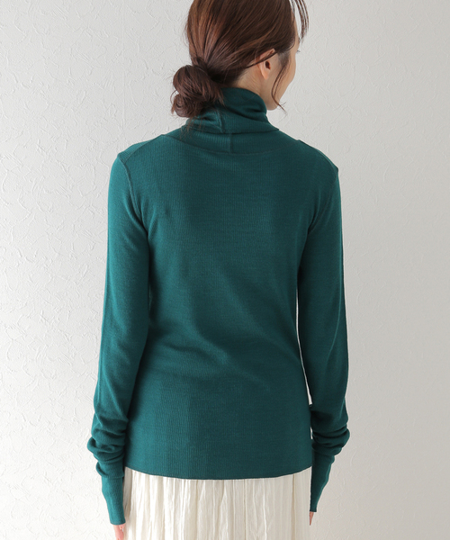 plage（プラージュ）の「super100s jersey turtle ニット（ニット