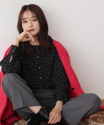 N.（N. Natural Beauty Basic） | 【松井愛莉さん着用】◆プリーツフリルカラーブラウス(シャツ/ブラウス)