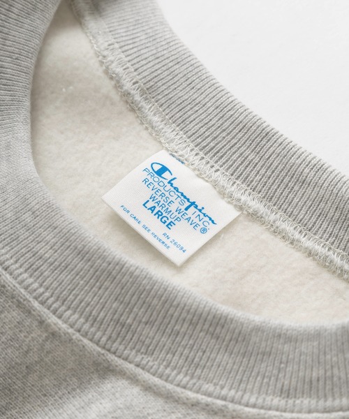 Champion（チャンピオン）の「【Champion/チャンピオン】REVERSE WEAVE クルーネック スウェット/長袖トレーナー（スウェット・メンズ・グレー/ブラック/レッド/オートミール/ネイビー・XL/M/L）」の10枚目の写真