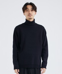 city | 撥水 COTTON TURTLE NECK KNIT(ニット/セーター)