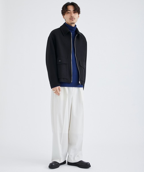 city（シティ）の「【洗える】 COTTON TURTLE NECK KNIT/撥水 コットンタートルネックニット（ニット/セーター・メンズ・ライトブルー/ブラック/ネイビー/オフホワイト・1/2/3）」の7枚目の写真