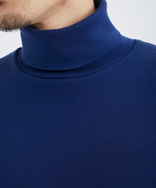 city（シティ）の「【洗える】 COTTON TURTLE NECK KNIT/撥水 コットンタートルネックニット（ニット/セーター・メンズ・ライトブルー/ブラック/ネイビー/オフホワイト・1/2/3）」の11枚目の写真