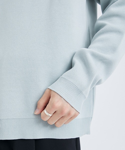 city（シティ）の「【洗える】 COTTON TURTLE NECK KNIT/撥水 コットンタートルネックニット（ニット/セーター・メンズ・ライトブルー/ブラック/ネイビー/オフホワイト・1/2/3）」の22枚目の写真