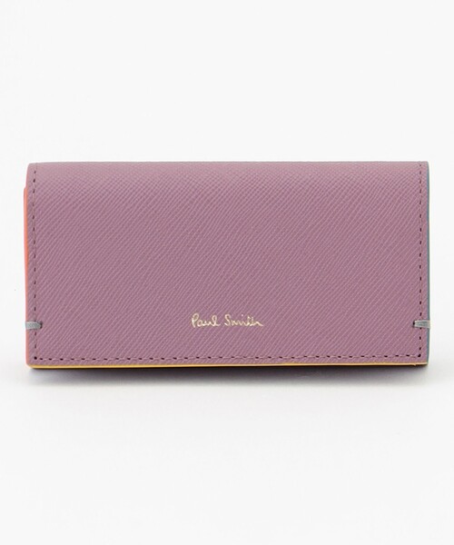 Paul Smith ポール スミス パープル コントラストイン キーケース 紫 Paul Smith - Paul Smith ポール スミス パープル コントラストイン