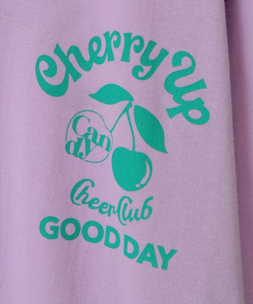 Candy Stripper（キャンディストリッパー）の「CHERRY UP L/S Tシャツ（Tシャツ/カットソー・レディース・ブラック/オフホワイト/ラベンダー・2）」の16枚目の写真