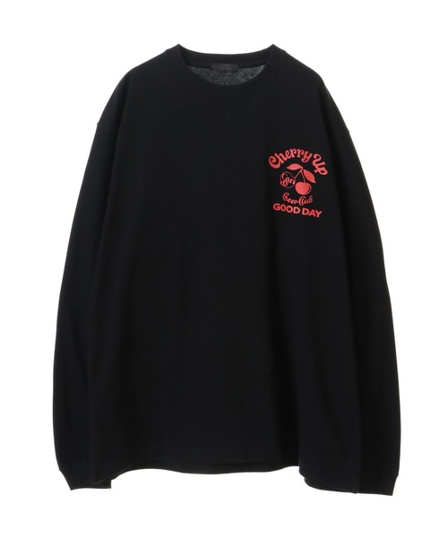 Candy Stripper（キャンディストリッパー）の「CHERRY UP L/S Tシャツ（Tシャツ/カットソー・レディース・ブラック/オフホワイト/ラベンダー・2）」の10枚目の写真