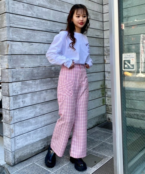 Candy Stripper（キャンディストリッパー）の「CHERRY UP L/S Tシャツ（Tシャツ/カットソー・レディース・ブラック/オフホワイト/ラベンダー・2）」の19枚目の写真