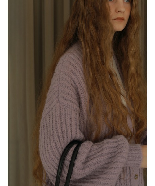 AMAIL（アマイル）の「Volume sleeve loose cd（カーディガン/ボレロ・レディース・ベージュ/ピンク/ラベンダー・FREE）」の20枚目の写真