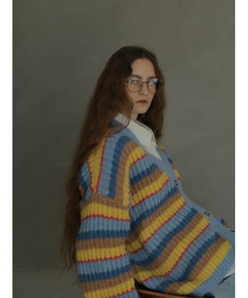 AMAIL（アマイル）の「Volume sleeve loose cd（カーディガン/ボレロ・レディース・ベージュ/ピンク/ラベンダー・FREE）」の18枚目の写真