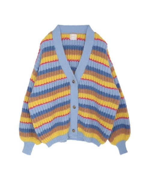 AMAIL（アマイル）の「Volume sleeve loose cd（カーディガン/ボレロ・レディース・ベージュ/ピンク/ラベンダー・FREE）」の13枚目の写真