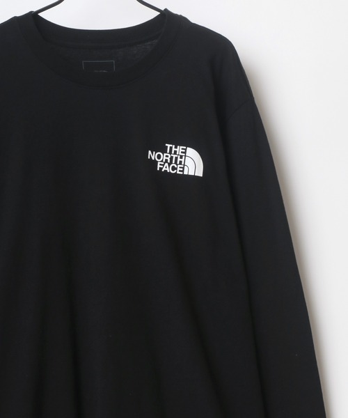 THE NORTH FACE(ザノースフェイス)の「THE NORTH FACE/ザノースフェイス BOX NSE/SLEEVE HIT L/S TEE/ロゴ ロングスリーブTシャツ(Tシャツ/カットソー・メンズ・ブラック/ホワイト/ホワイト系その他/ブラック系その他・M/L/XL)」の4枚目の写真