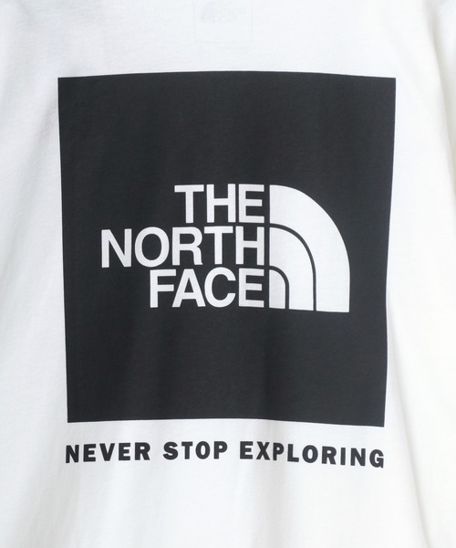 THE NORTH FACE(ザノースフェイス)の「THE NORTH FACE/ザノースフェイス BOX NSE/SLEEVE HIT L/S TEE/ロゴ ロングスリーブTシャツ(Tシャツ/カットソー・メンズ・ブラック/ホワイト/ホワイト系その他/ブラック系その他・M/L/XL)」の13枚目の写真