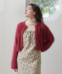 TINA：JOJUN | シャギー ニットカーディガン TINA：JOJUN(カーディガン/ボレロ)