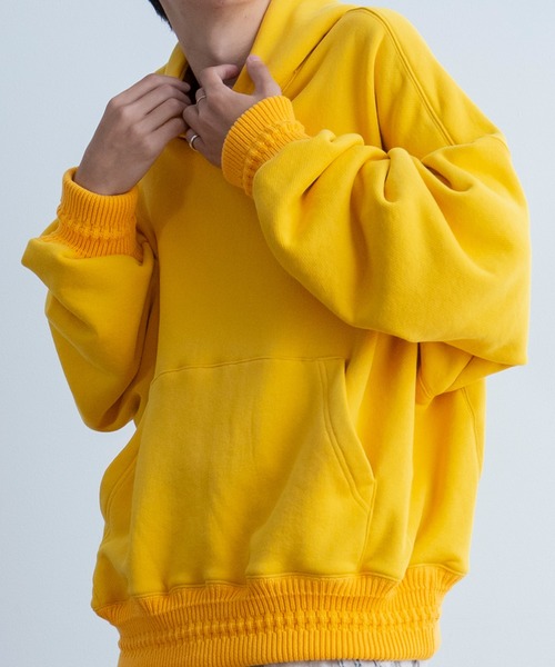 Universal Style Wear(ユニバーサルスタイルウェア)の「Universal Style Wear ビッグ ドルマン パーカー(パーカー・メンズ・ブルー系/ライトパープル/イエロー/オフホワイト・MEDIUM/LARGE/X-LARGE)」の14枚目の写真