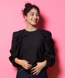 CITEN | ＜CITEN＞シアー パワーショルダー ブラウス(シャツ/ブラウス)