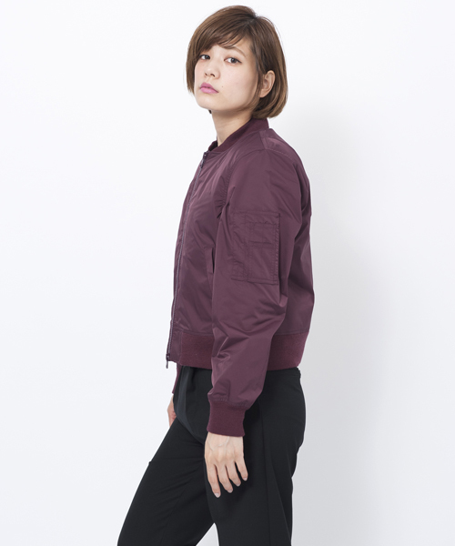 MILKFED.（ミルクフェド）の「【vivi11月号掲載】3WAY MA-1 JACKET（その他アウター・レディース・ネイビー/バーガンディー・MEDIUM/SMALL）」の11枚目の写真