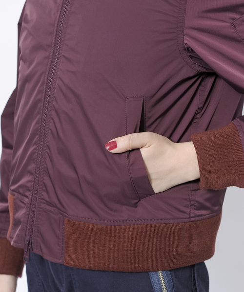 MILKFED.（ミルクフェド）の「【vivi11月号掲載】3WAY MA-1 JACKET（その他アウター・レディース・ネイビー/バーガンディー・MEDIUM/SMALL）」の7枚目の写真