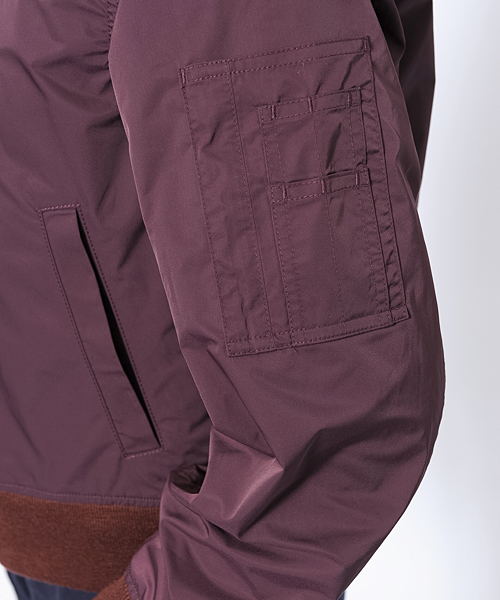 MILKFED.（ミルクフェド）の「【vivi11月号掲載】3WAY MA-1 JACKET（その他アウター・レディース・ネイビー/バーガンディー・MEDIUM/SMALL）」の3枚目の写真