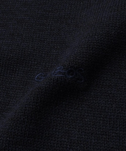 GLAZOS（グラソス）の「ニットフリース・ZIPパーカー（パーカー・キッズ・ネイビー/グレー・150cm/160cm/170cm/140cm）」の5枚目の写真