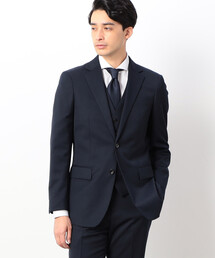 メンズのスーツジャケット（ブルー・ネイビー/青色系）ファッション