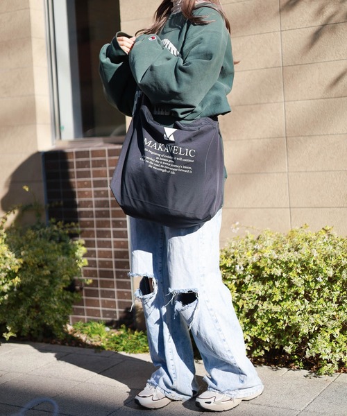 MAKAVELIC（マキャベリック）の「/MAKAVELIC/eVent TOTE（トートバッグ・メンズ・ネイビー・FREE）」の8枚目の写真