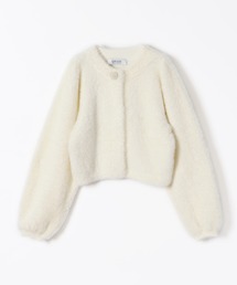 【LOULOU WILLOUGHBY】ファーボレロカーディガン