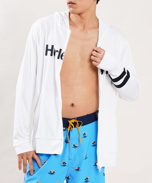 Hurley/ハーレー UVカット 水陸両用 ジップパーカー/ラッシュ
