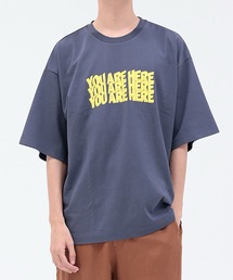 ARCH & LINE（アーチアンドライン）の「オーガニックコットン半袖プリントTシャツ OG COTTON HERE TEE（Tシャツ/カットソー）」