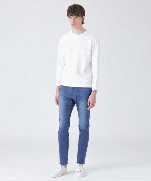 BLACK LABEL CRESTBRIDGE(ブラックレーベル・クレストブリッジ)の「ウォッシュドスキニーデニムパンツ(デニムパンツ・メンズ・ブルー系その他2・M/S/L/XL)」の4枚目の写真